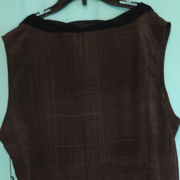 Simply Vera Wang 016 Chalkboard Plaid dress sequin - Picture 4 of 10